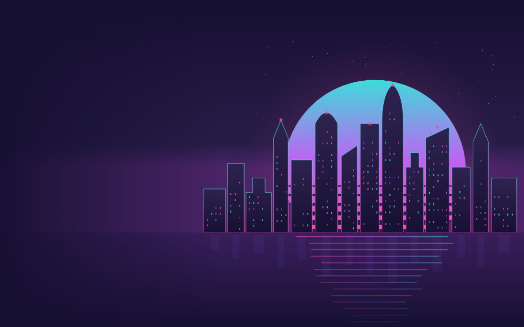 AIX Roundtable Doha Skyline Silhouette